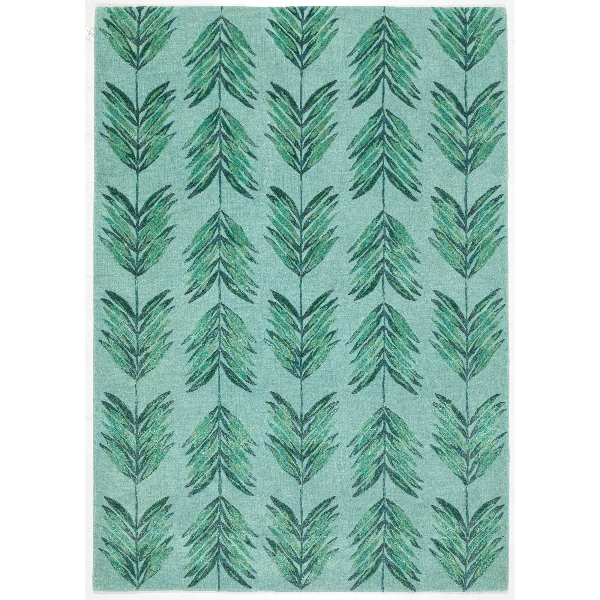 Cross My Palms Rugs By Designer Matthew Williamson In Green